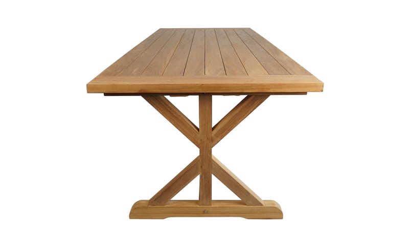 Utomhusbord Prato bord med X-ben 240*100 cm - trä - Utemöbler - Utebord & trädgårdsbord - Matbord utomhus