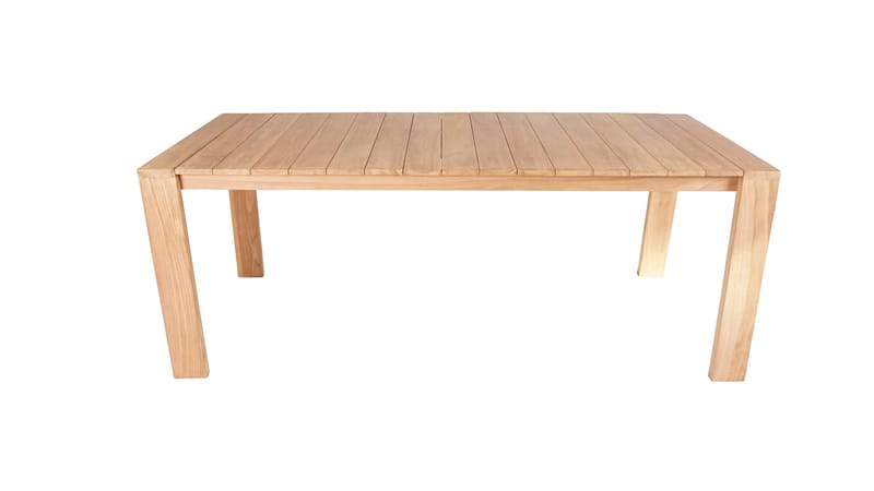 Utomhusbord Palu matbord 210*90 cm - naturlig färg - Utemöbler - Utebord & trädgårdsbord - Matbord utomhus