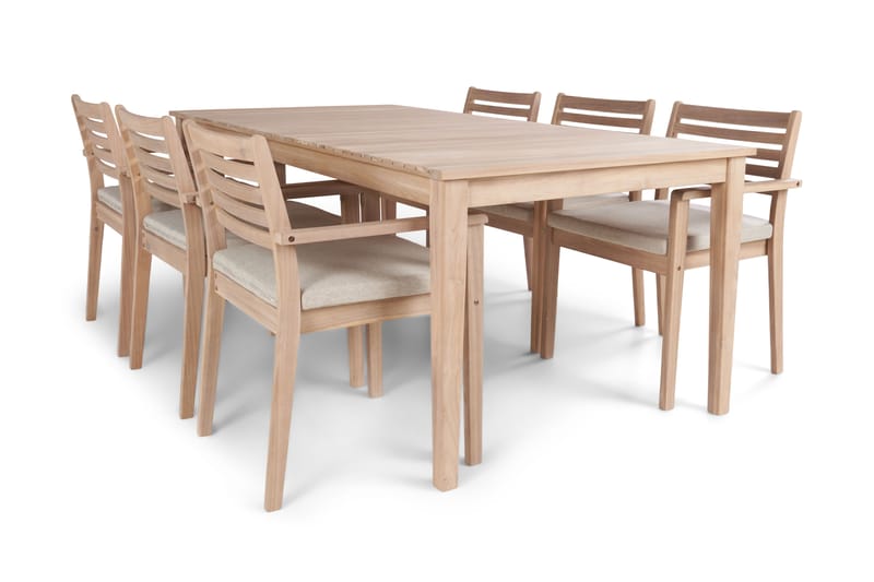 Wagnera Matbord Utomhus 206 cm - Beige - Utemöbler - Utebord & trädgårdsbord - Matbord utomhus