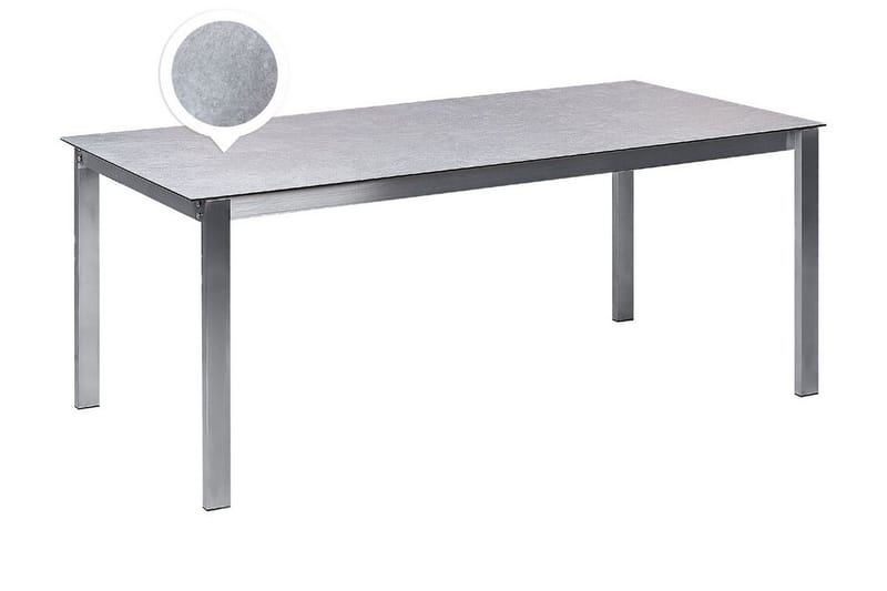 Zervo Matbord Utomhus 180x90 cm - Grå/Silver - Utemöbler - Utebord & trädgårdsbord - Matbord utomhus