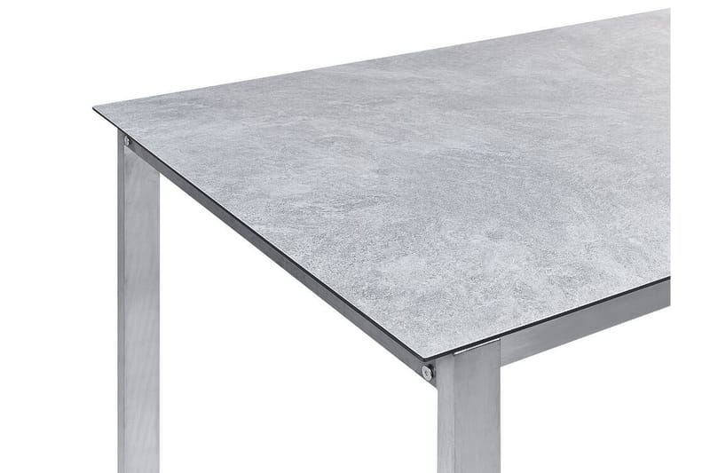 Zervo Matbord Utomhus 180x90 cm - Grå/Silver - Utemöbler - Utebord & trädgårdsbord - Matbord utomhus