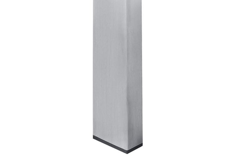 Zervo Matbord Utomhus 180x90 cm - Svart/Silver - Utemöbler - Utebord & trädgårdsbord - Matbord utomhus