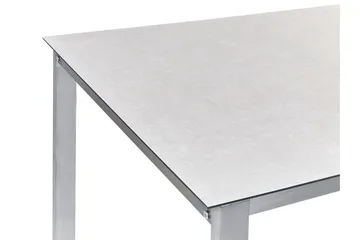 Zervo Matbord Utomhus 180x90 cm - Vit/Silver - Utemöbler - Utebord & trädgårdsbord - Matbord utomhus