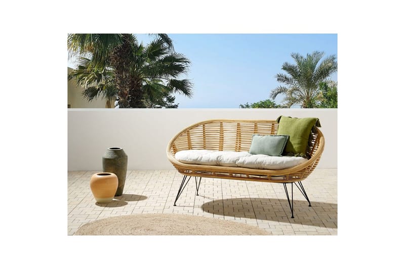 2-sitssoffa Maratea - Utemöbler - Utesoffa - Trädgårdssoffa