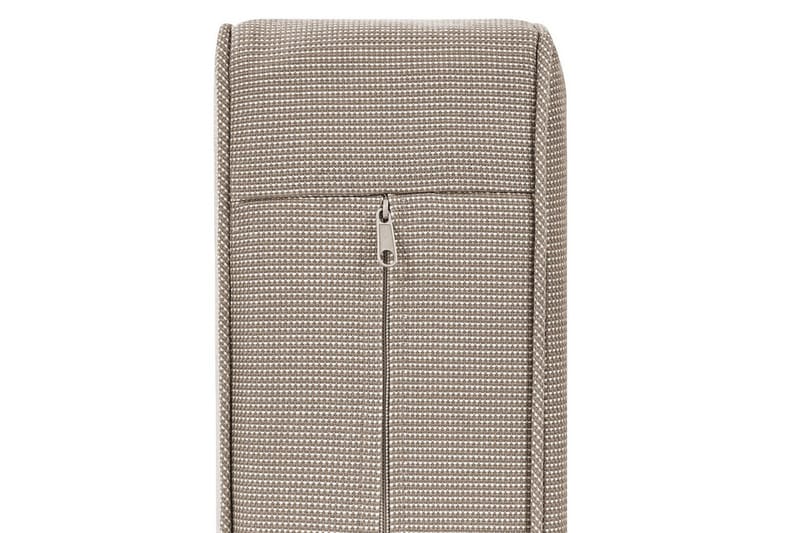 2-sitssoffa Trani Ljus trä/grått/beige - Ljus trä/grått/beige - Utemöbler - Utesoffa - Trädgårdssoffa