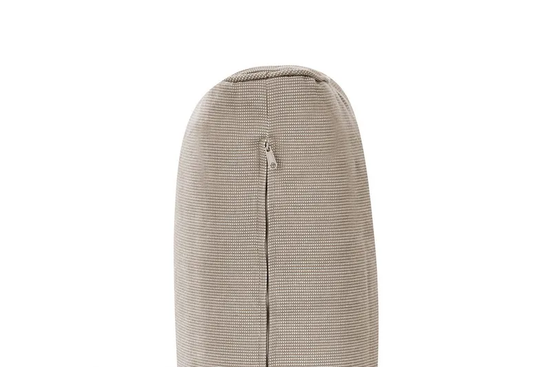 2-sitssoffa Trani Mörkt trä/grått/beige - Mörkt trä/grått/beige - Utemöbler - Utesoffa - Trädgårdssoffa