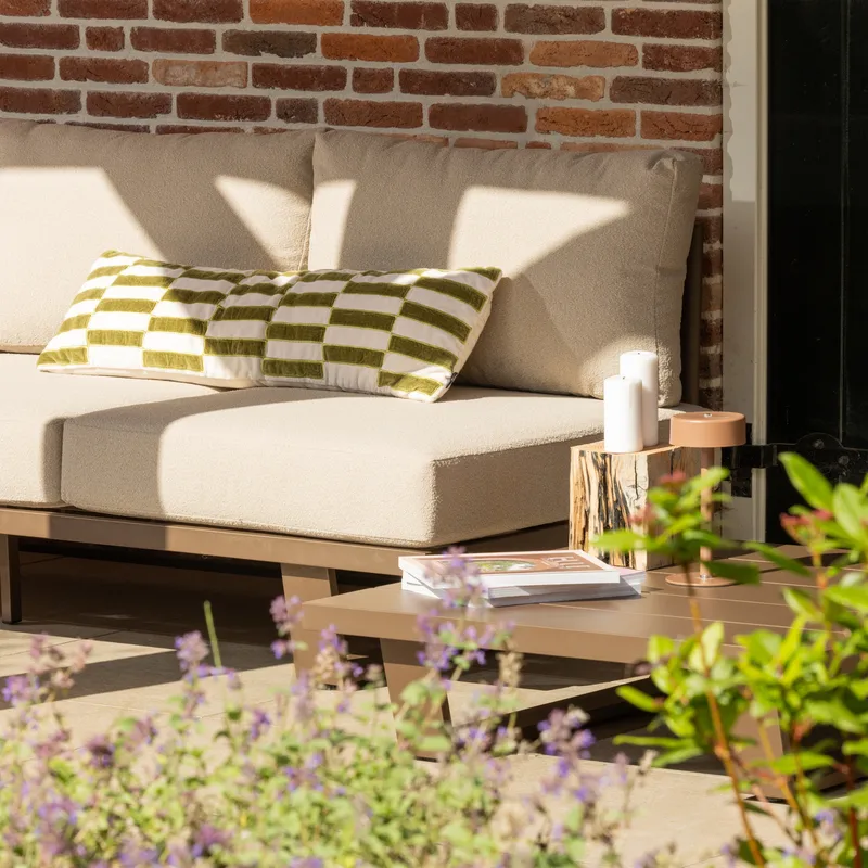 3-sits Soffa Bear Utomhus - Brun - Utemöbler - Utesoffa - Trädgårdssoffa