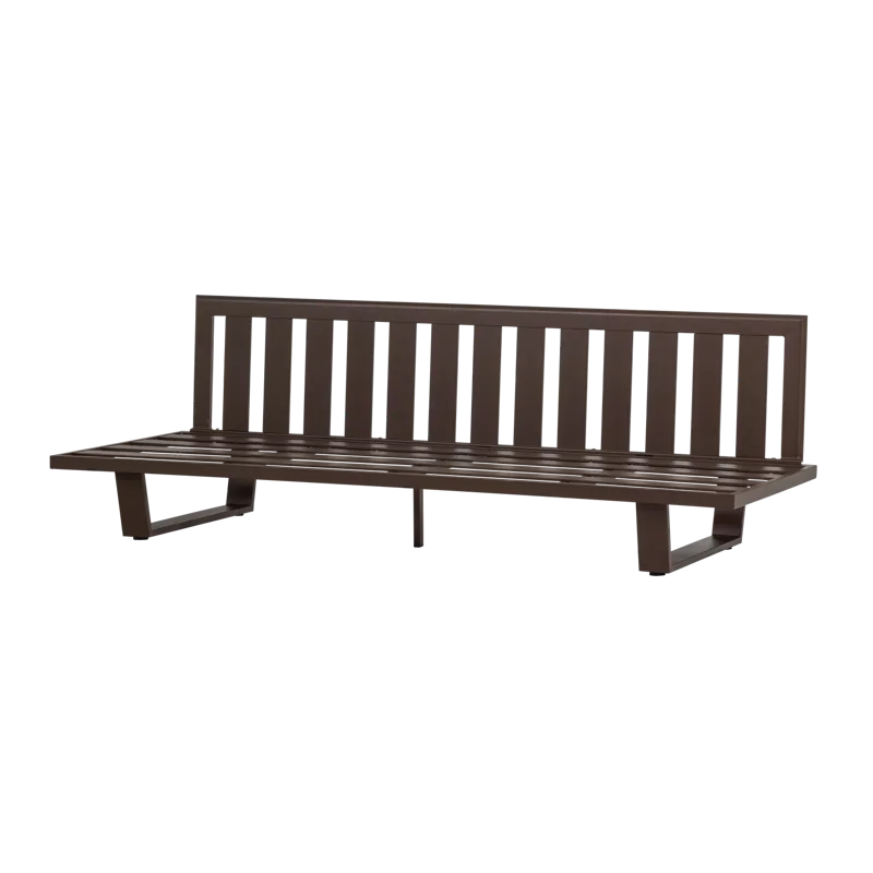 3-sits Soffa Bear Utomhus - Brun - Utemöbler - Utesoffa - Trädgårdssoffa