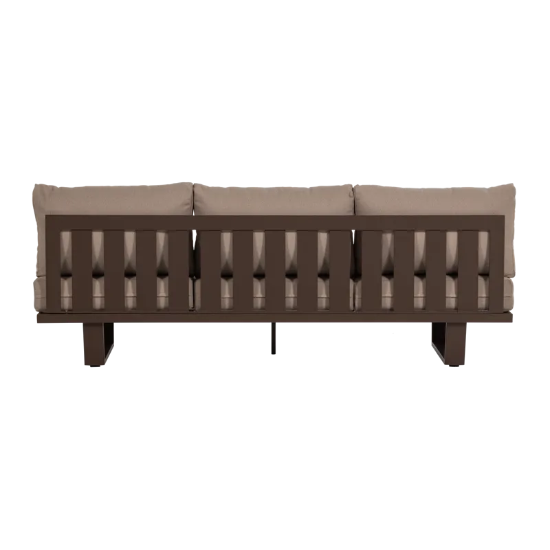 3-sits Soffa Bear Utomhus - Brun - Utemöbler - Utesoffa - Trädgårdssoffa