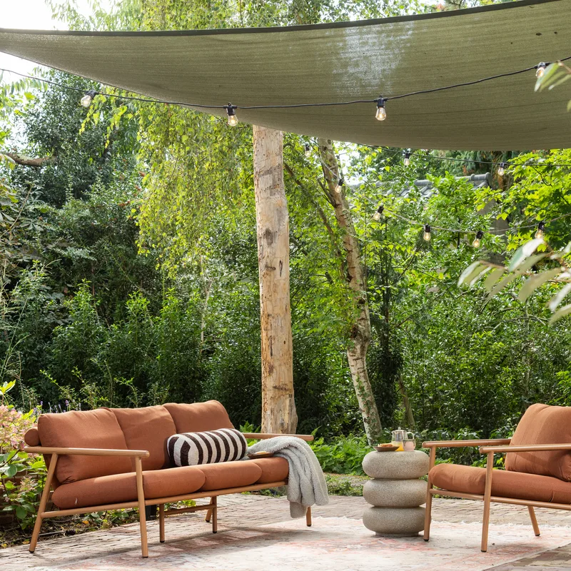 3-sits Soffa Cavero Utomhus - Terra - Utemöbler - Utesoffa