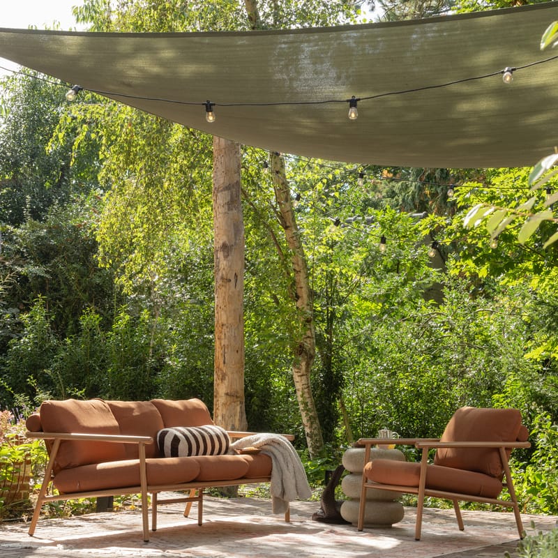 3-sits Soffa Cavero Utomhus - Terra - Utemöbler - Utesoffa