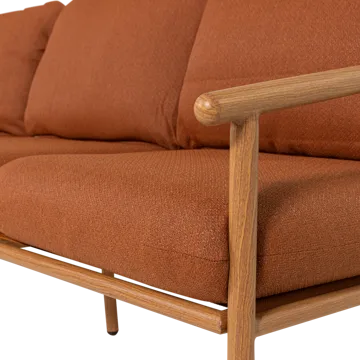 3-sits Soffa Cavero Utomhus - Terra - Utemöbler - Utesoffa