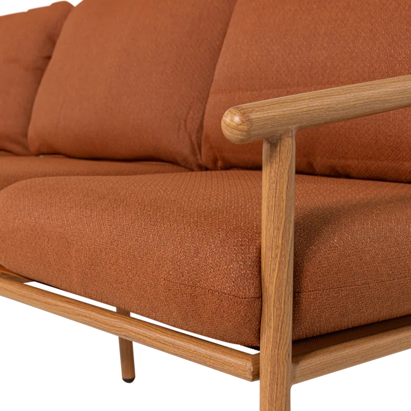3-sits Soffa Cavero Utomhus - Terra - Utemöbler - Utesoffa