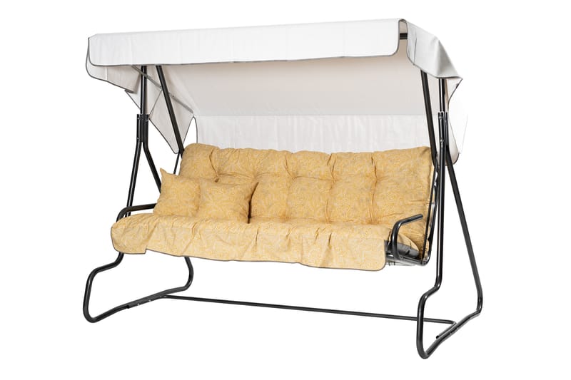 Adhira Komplett Hammock 196 cm - Grå/Gul - Utemöbler - Utesoffa - Hammock