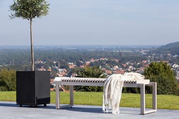 Athena Utebänk - Vit - Utemöbler - Utesoffa - Trädgårdsbänk & utebänk