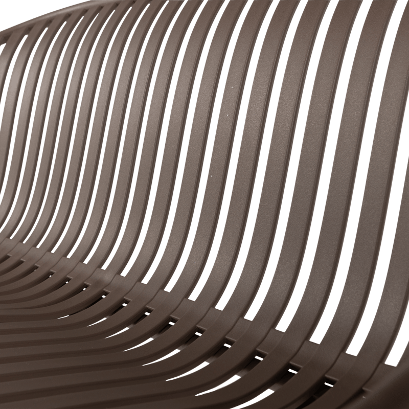 Bänk Bruce 134 cm Utomhus - Lila/Brun - Utemöbler - Utesoffa - Trädgårdsbänk & utebänk