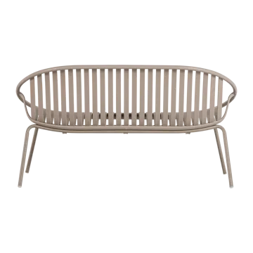 Bänk Bruce 134 cm Utomhus - Sand - Utemöbler - Utesoffa - Trädgårdsbänk & utebänk