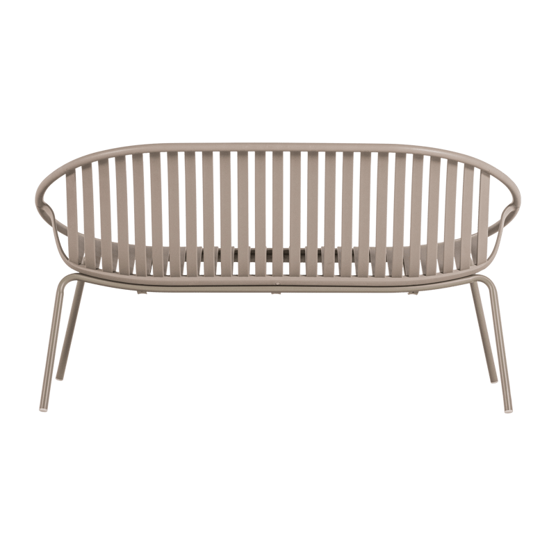 Bänk Bruce 134 cm Utomhus - Sand - Utemöbler - Utesoffa - Trädgårdsbänk & utebänk