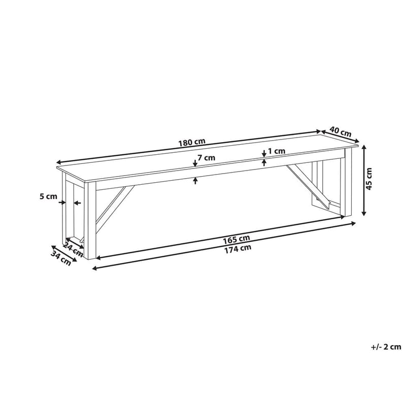 Bänk Notteri - Utemöbler - Utesoffa - Trädgårdsbänk & utebänk