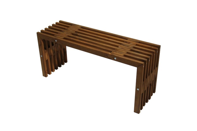 Bänk Utomhus EcoFurn 100 cm Furu brun oljad, Furu brun oljad