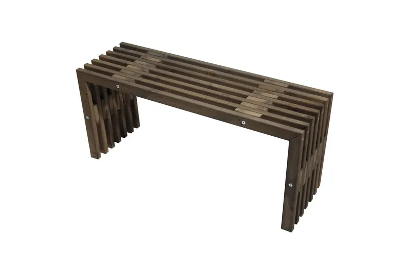 Bänk Utomhus EcoFurn 100 cm Furu grå oljad, Furu grå oljad