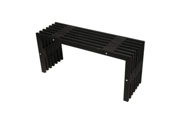 Bänk Utomhus EcoFurn 100 cm Furu svart oljad