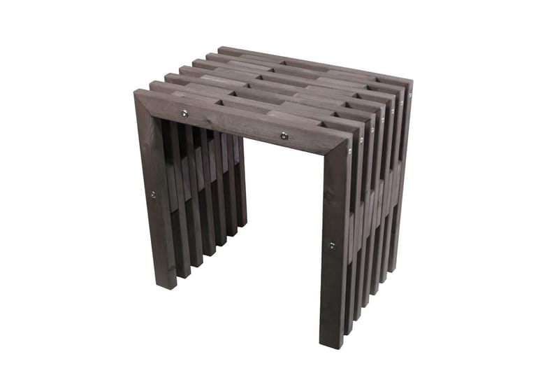 Bänk Utomhus EcoFurn 45 cm Furu grå oljad - Furu grå oljad - Utemöbler - Utesoffa - Trädgårdsbänk & utebänk