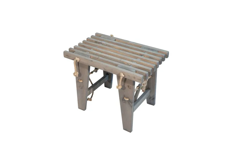 Bänk Utomhus EcoFurn Ecobench 60 cm Furu Grå Oljad - Furu Grå Oljad - Utemöbler - Utesoffa - Trädgårdsbänk & utebänk