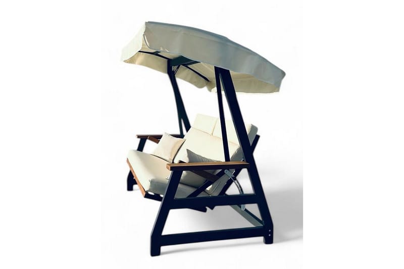 Berriaren Hängsoffa Utomhus 3-sits - Natur/Offwhite - Utemöbler - Utesoffa - Hängsoffa