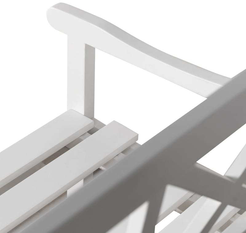 Bohus trädgårdsbänk 3-sits - Vit - Vit - Utemöbler - Utesoffa - Trädgårdsbänk & utebänk