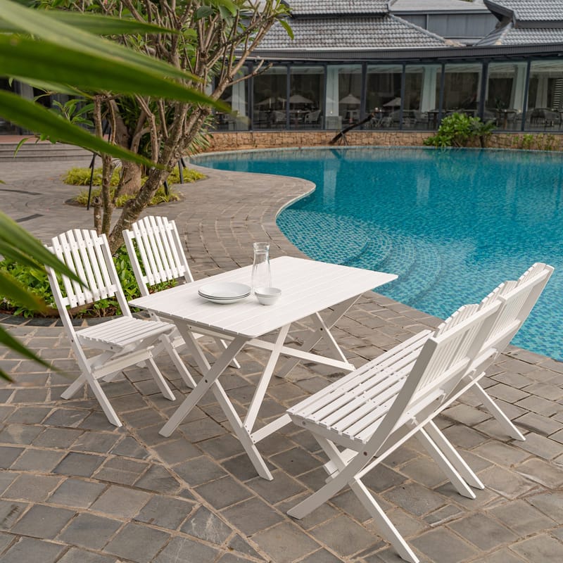 Brännö trädgårdssoffa Vit - Vit - Utemöbler - Utesoffa - Trädgårdssoffa