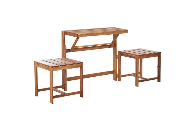 Caféset med konvertibel trädgårdsbänk Tuenno, undefined