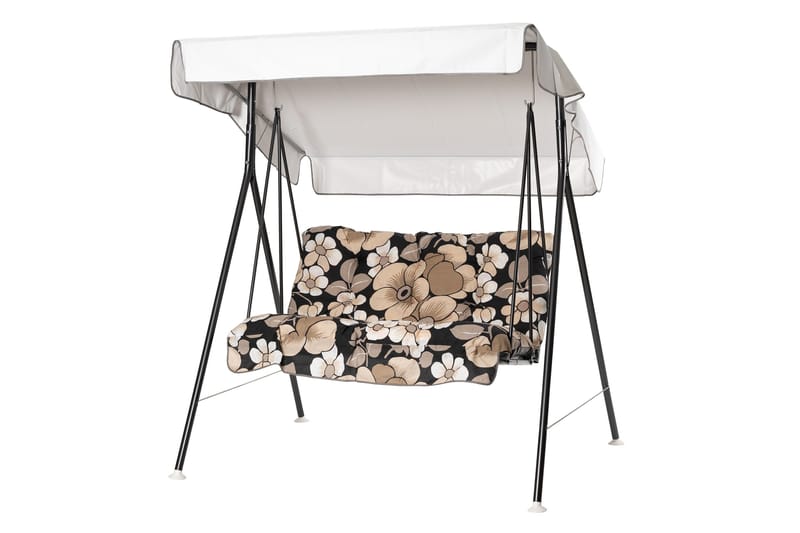 Duetto Komplett Hammock 130 cm - Grå/Blommig - Utemöbler - Utesoffa - Hammock