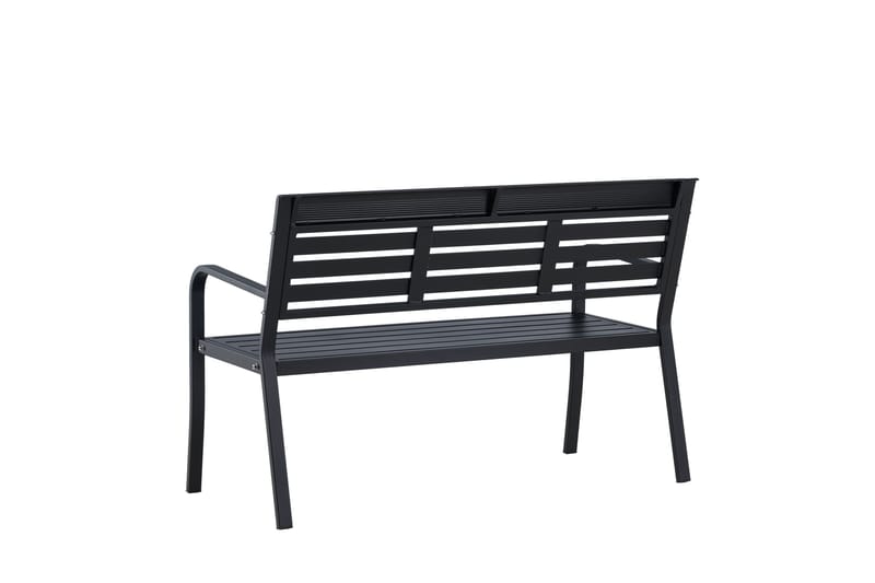 Elvas Utebänk - Svart - Utemöbler - Utesoffa - Trädgårdsbänk & utebänk