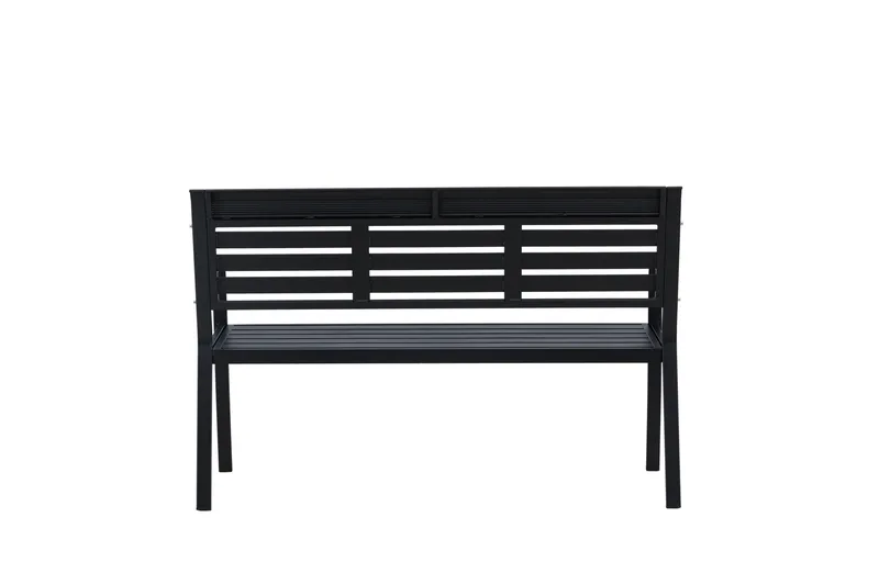 Elvas Utebänk - Svart - Utemöbler - Utesoffa - Trädgårdsbänk & utebänk