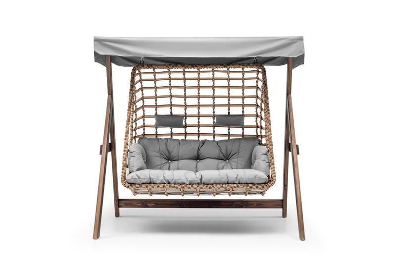 Girne Komplett Hammock 190 cm - Grå - Utemöbler - Utesoffa - Hammock