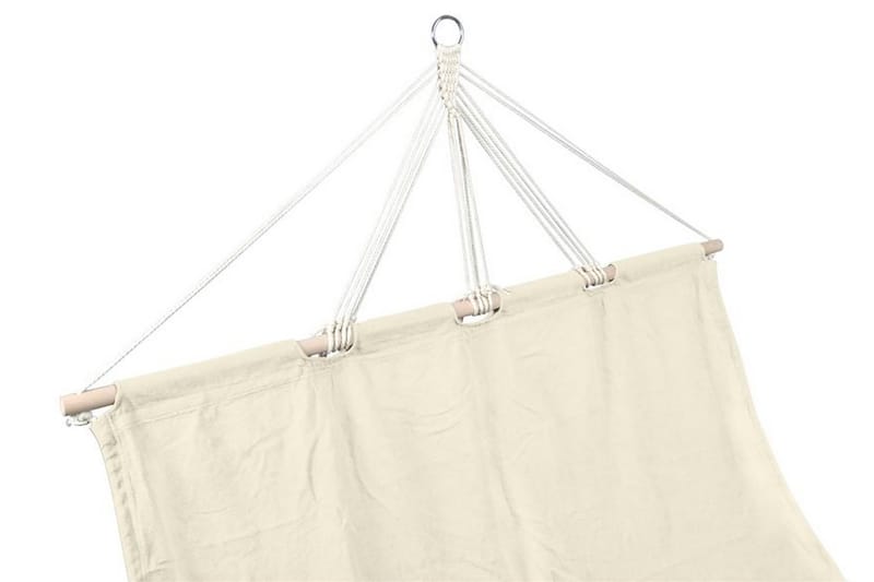 Hängmatta 210x150 cm gräddvit - Vit - Utemöbler - Utesoffa - Hängmatta