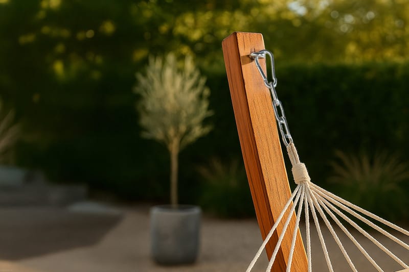 Hedvig Hängmatta med Stativ - Beige - Utemöbler - Utesoffa - Hängmatta