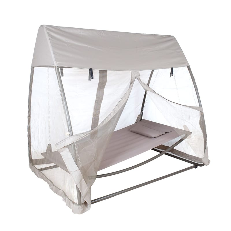 Hängmatta Sunday med tak, Taupe/beige