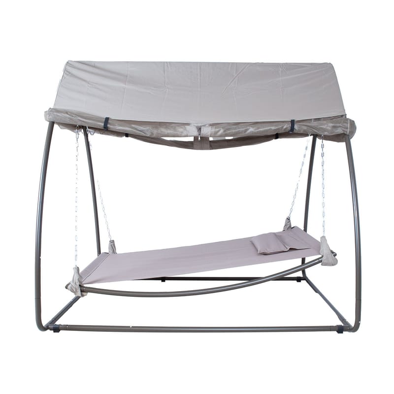 Hängmatta Sunday med tak - Taupe/beige - Utemöbler - Utesoffa - Hängmatta