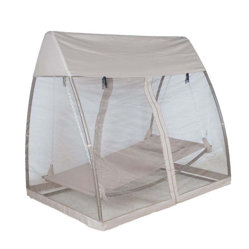 Hängmatta Sunday med tak - Taupe/beige - Utemöbler - Utesoffa - Hängmatta