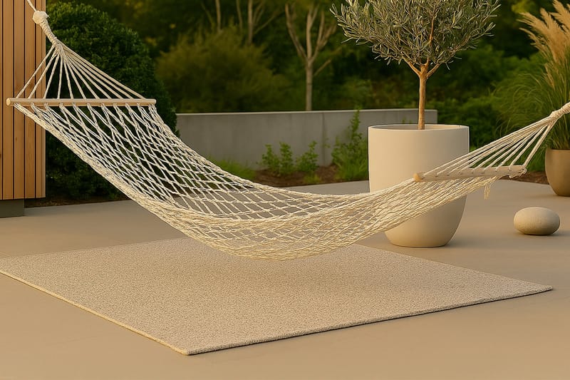 Ubud Hängamtta - Offwhite/Natur - Utemöbler - Utesoffa - Hängmatta