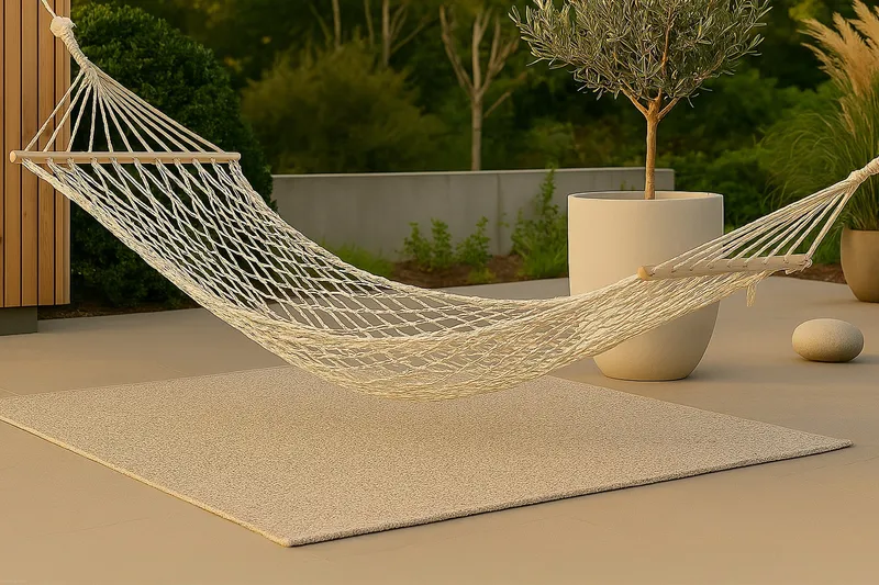 Ubud Hängamtta - Offwhite/Natur - Utemöbler - Utesoffa - Hängmatta