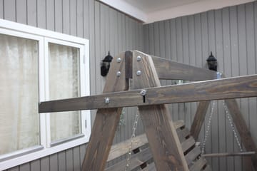 Hängmatta Pelle gunga utan tak Utomhus - Grå - Utemöbler - Utesoffa - Hammock