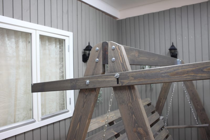 Hängmatta Pelle gunga utan tak Utomhus - Grå - Utemöbler - Utesoffa - Hammock