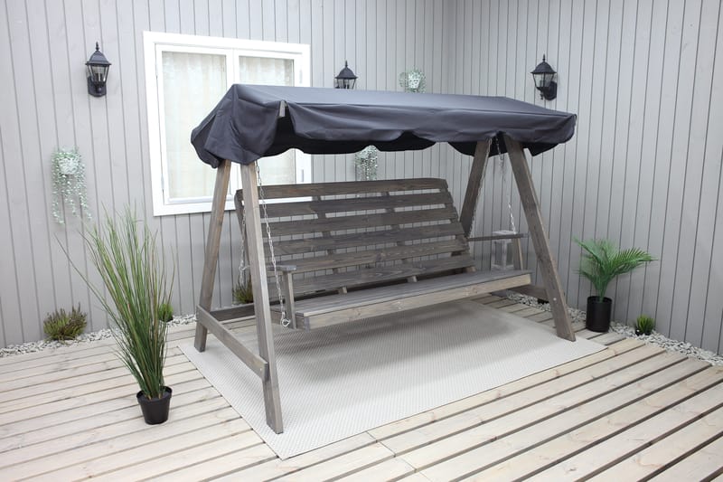 Hängmatta Pelle gunga utan tak Utomhus - Grå - Utemöbler - Utesoffa - Hammock