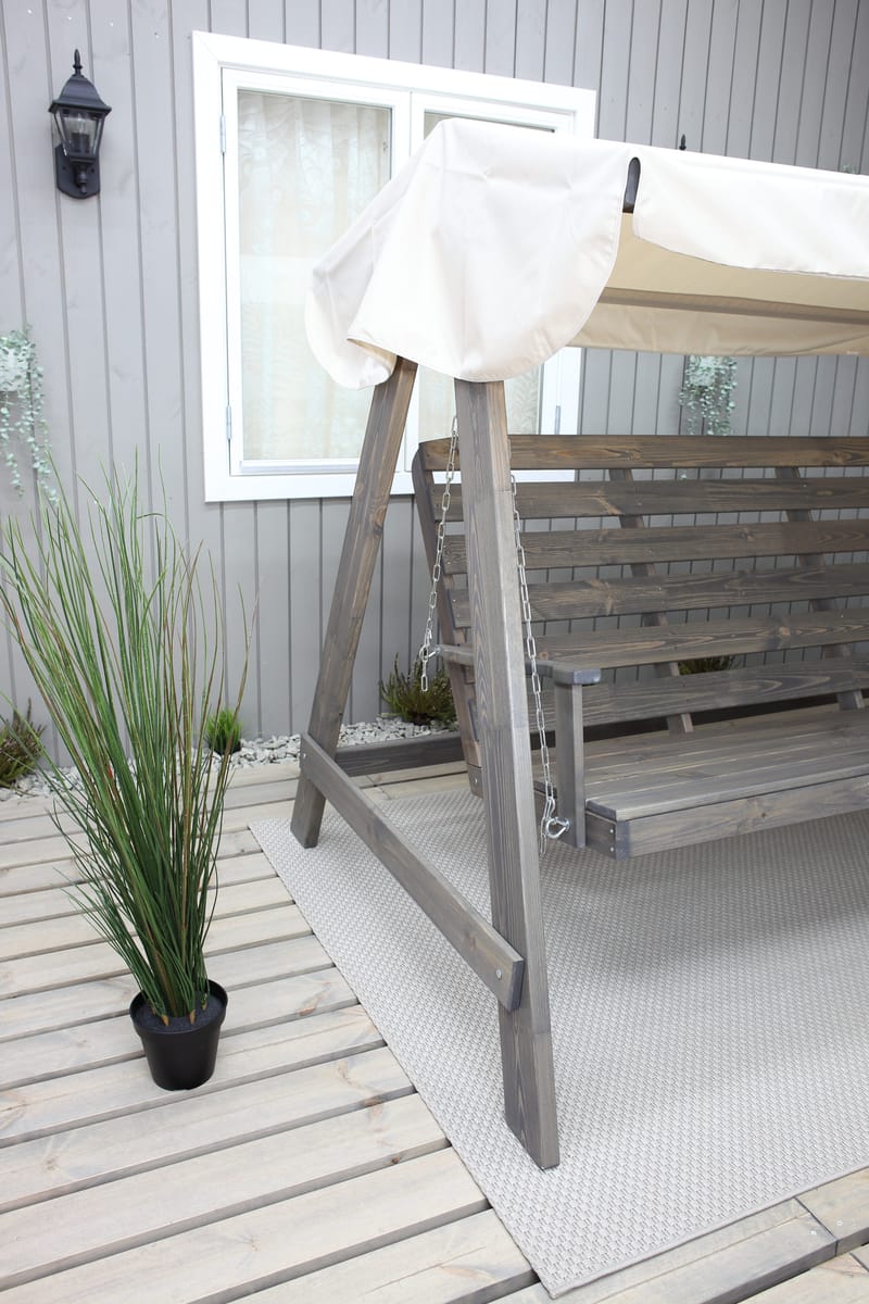 Hängmatta Pelle gunga utan tak Utomhus - Grå - Utemöbler - Utesoffa - Hammock