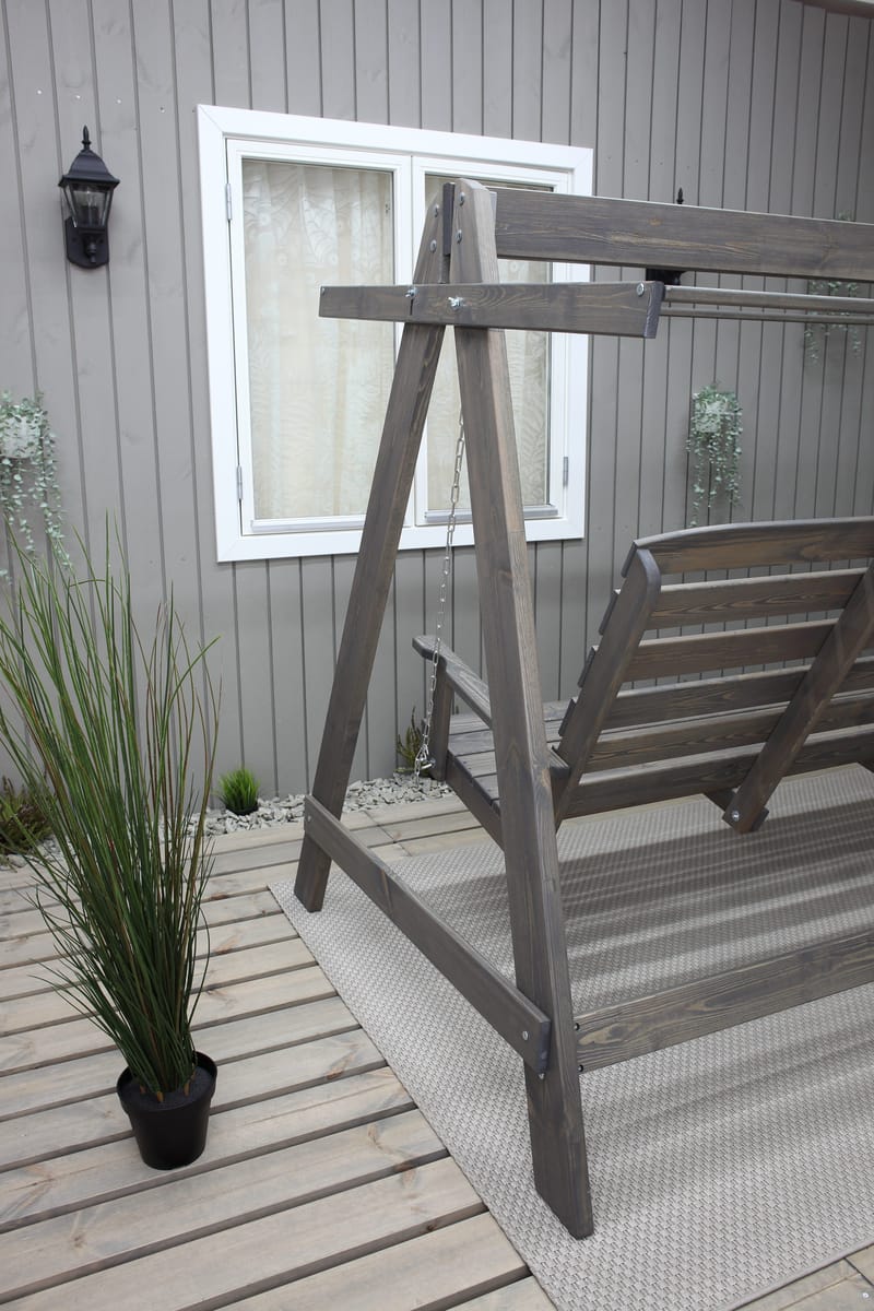 Hängmatta Pelle gunga utan tak Utomhus - Grå - Utemöbler - Utesoffa - Hammock