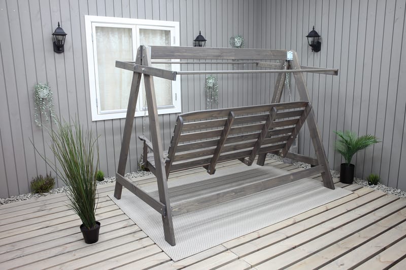 Hängmatta Pelle gunga utan tak Utomhus - Grå - Utemöbler - Utesoffa - Hammock