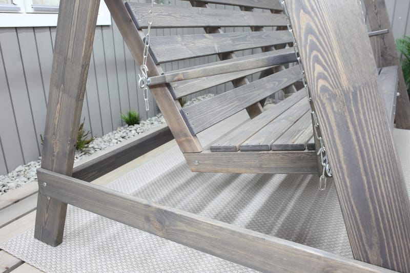 Hängmatta Pelle gunga utan tak Utomhus - Grå - Utemöbler - Utesoffa - Hammock